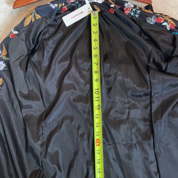 Order plus floral print blazer jacket size S long - Picture 8 of 14